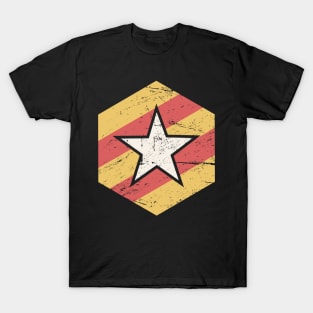 Catalonia / Catalunya Flag Star T-Shirt